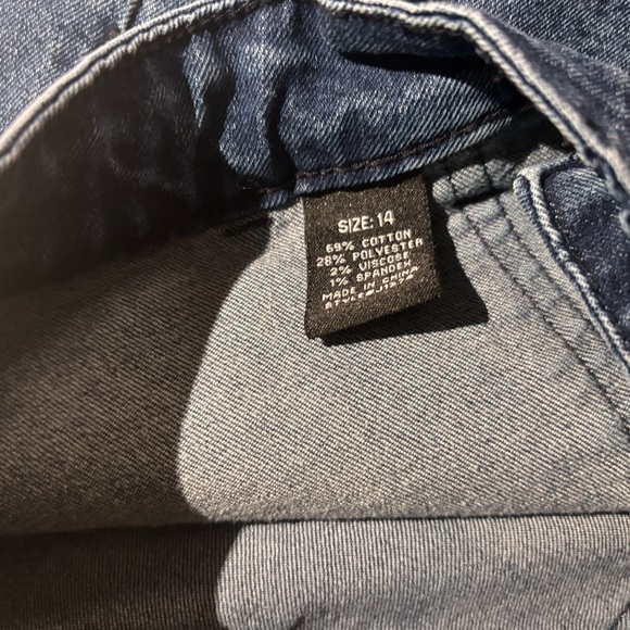 High Rise Blue Jeans Classic Fit - Picture 3 of 3